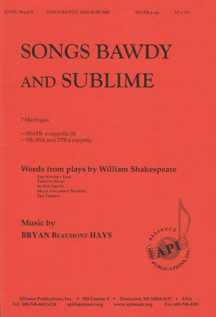 Songs Bawdy and Sublime